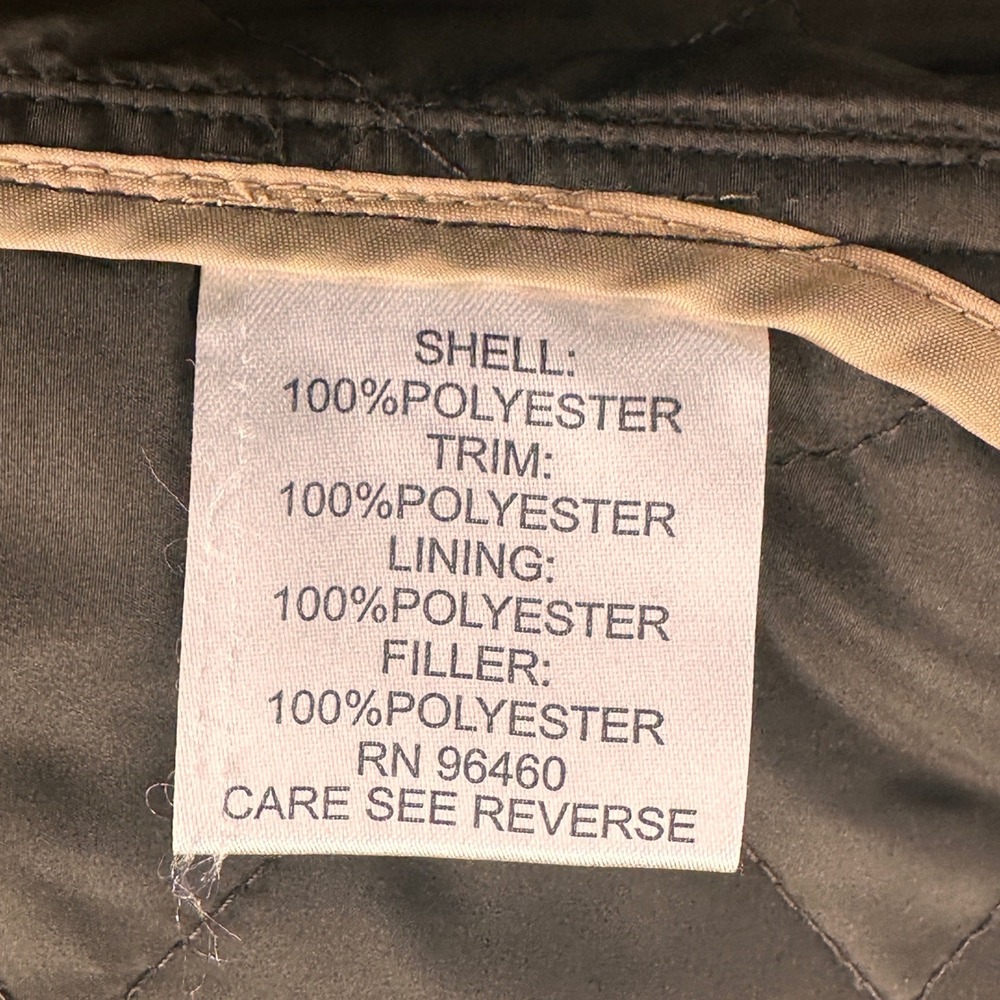 Madison Creek Outfitters Mens Large Quilted Jacket Olive Green Elbow Patches‎ - Picture 6 of 13